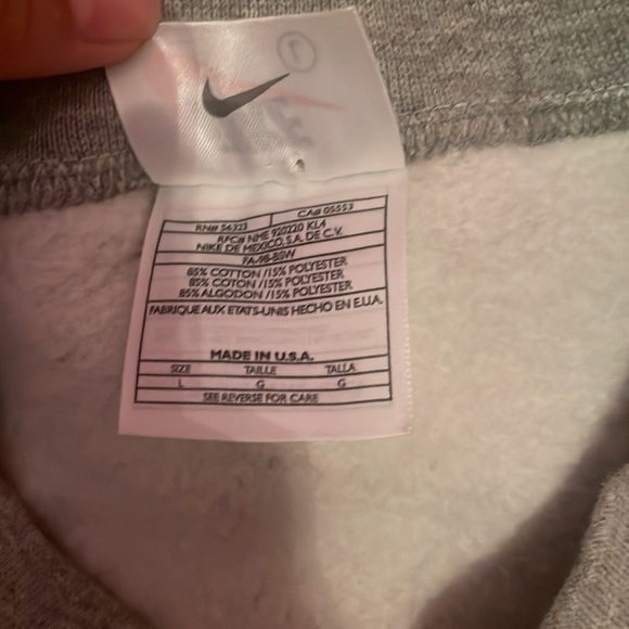 Vintage Nike Grey Sweatshirt - Picture 6 of 7